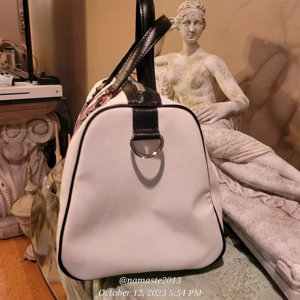 L.A.M.B. by Gwen Stefani Cherry Blossom Satchel Luxury Designer Bag #586 - Picture 10 of 14